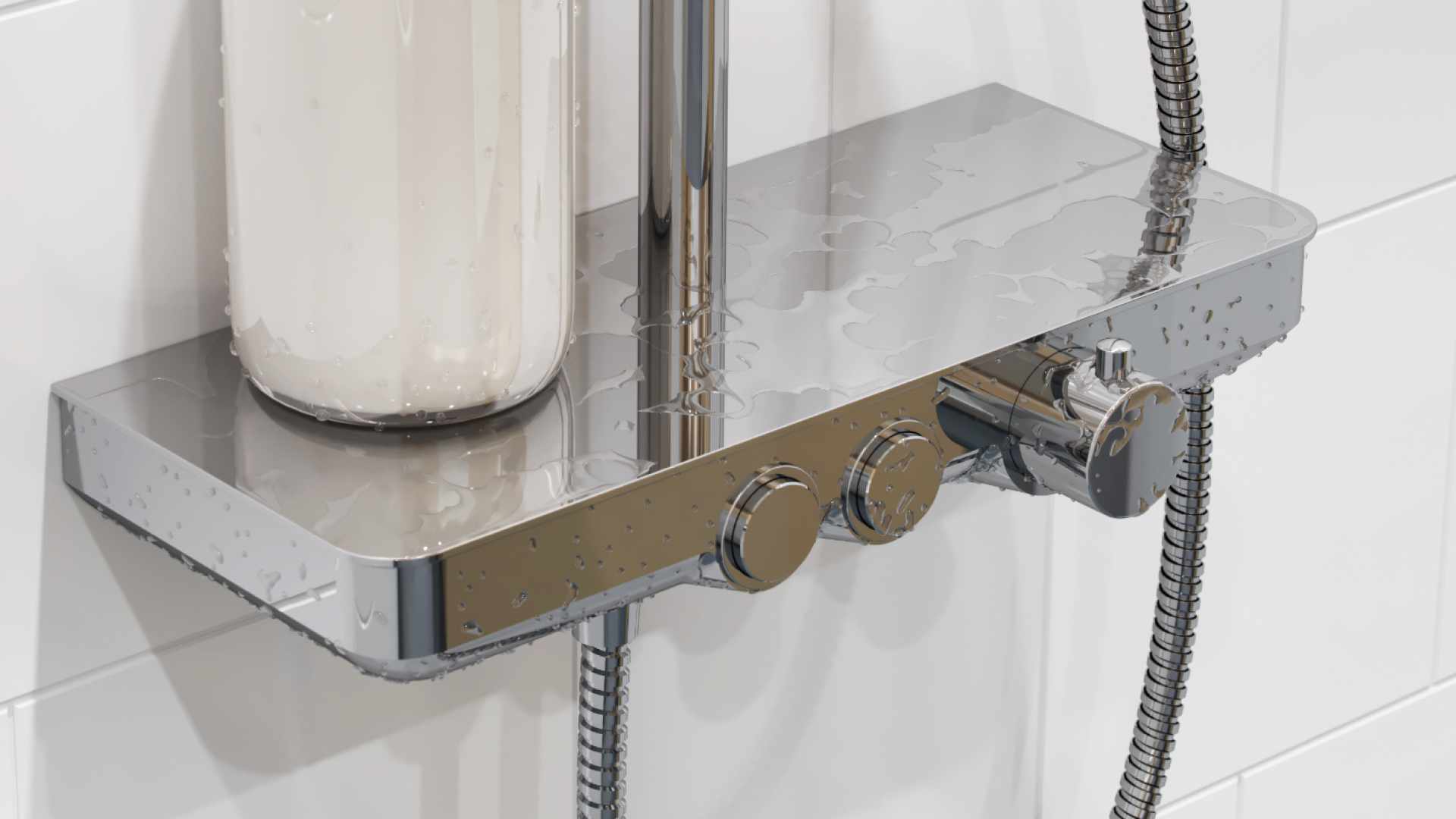 Zestaw prysznicowy typu Rain