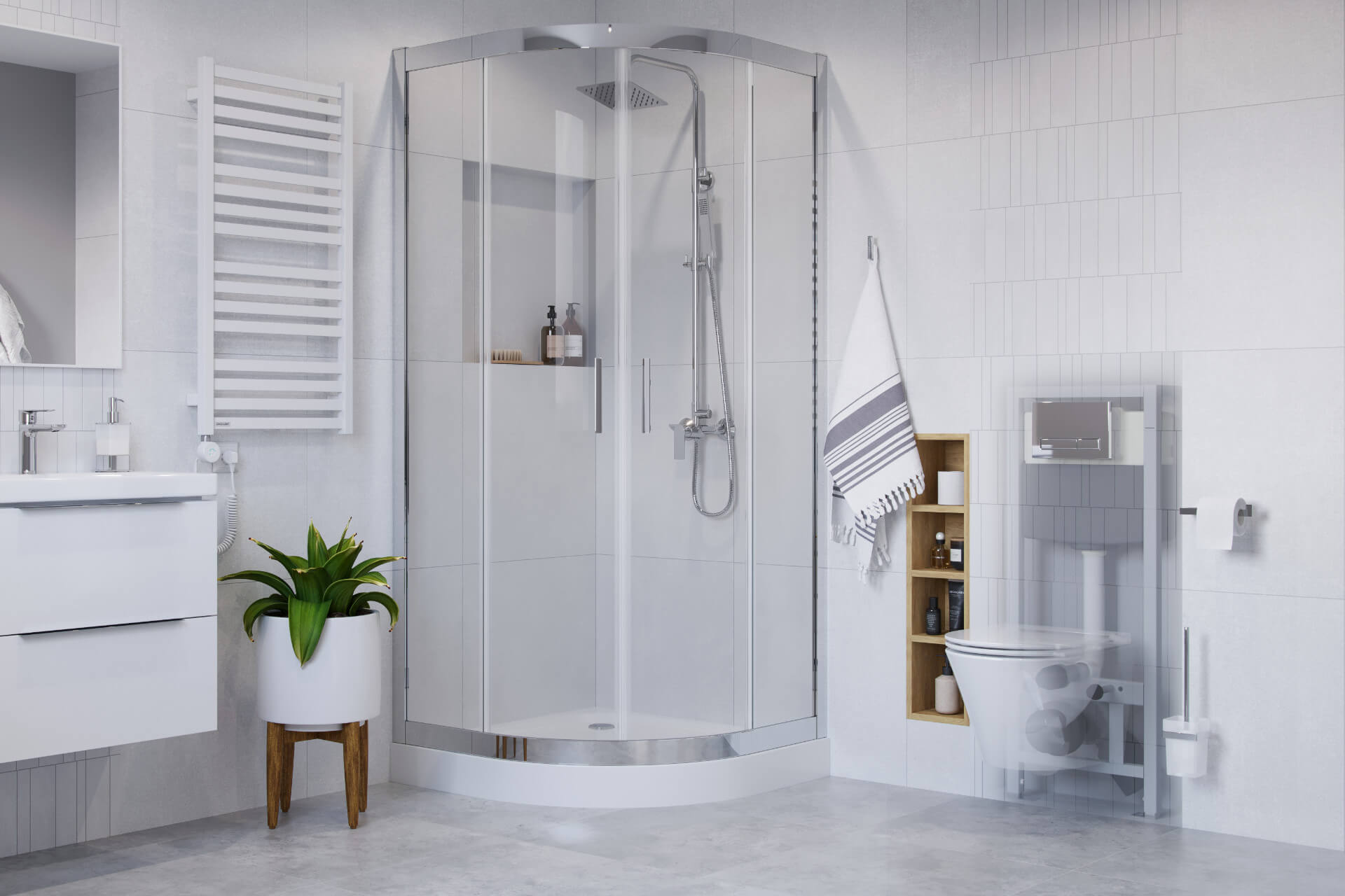 Flaro Expert stelaż podtynkowy do miski WC