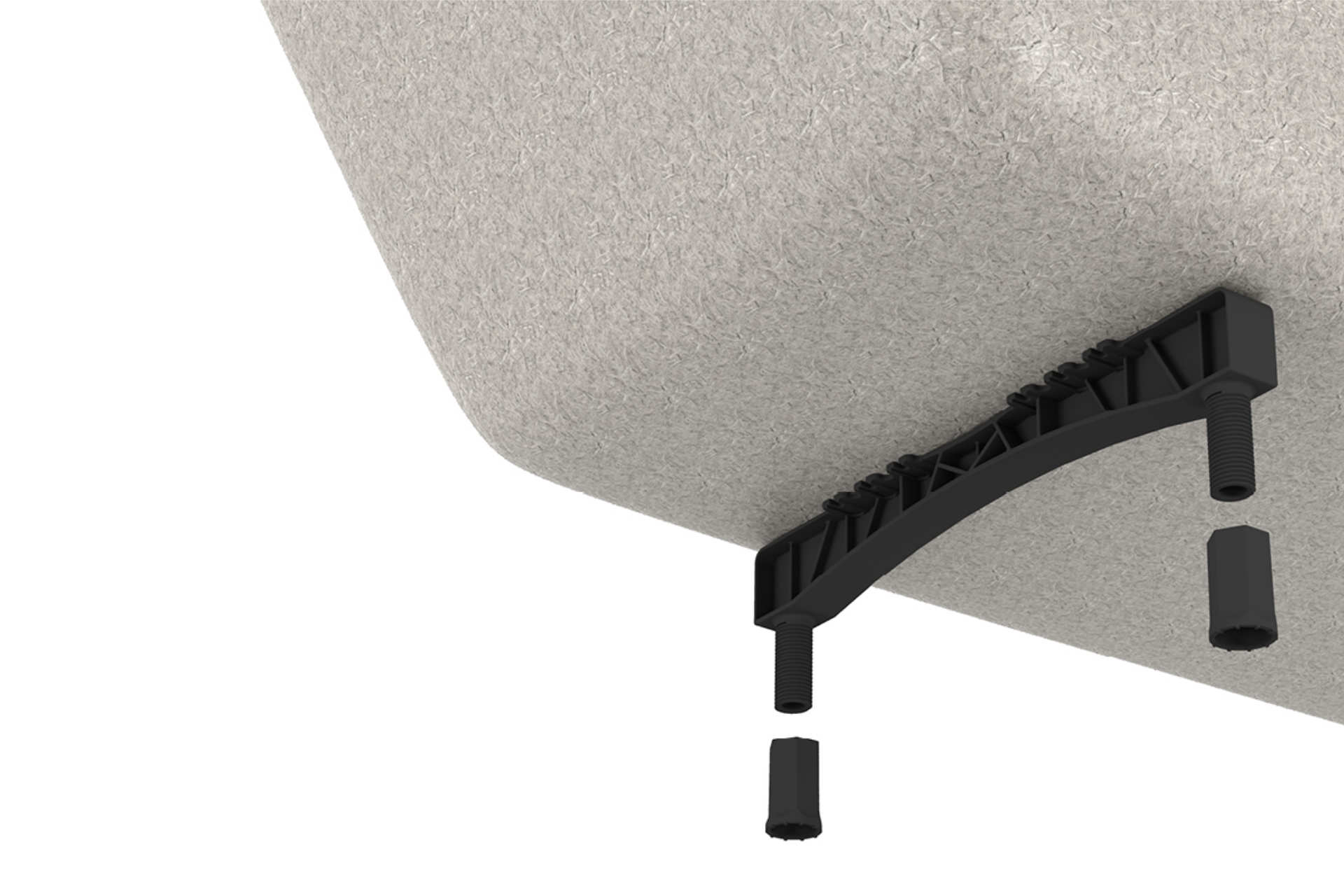 Zestaw nóżek wannowych