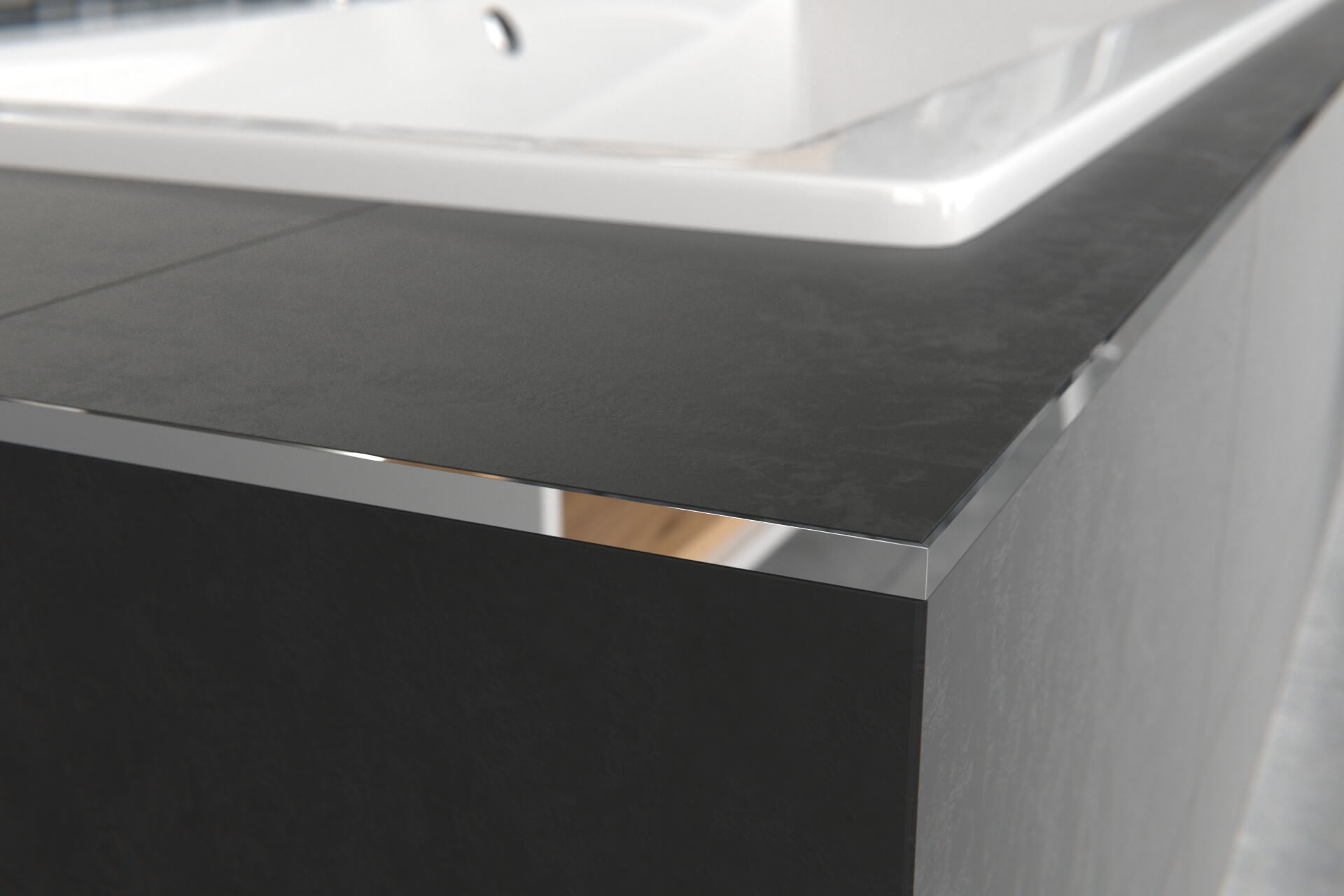 Profil Licowy Prosty Srebrny 15/250