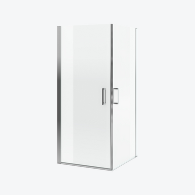 Mazo kabina prysznicowa narożna, drzwi wahadłowe podwójne 90x90 cm, Clean Control, chrom