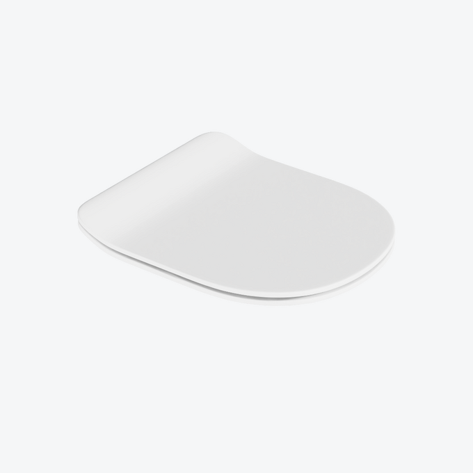 Doto 48 deska sedesowa wolnoopadająca slim, biały połysk