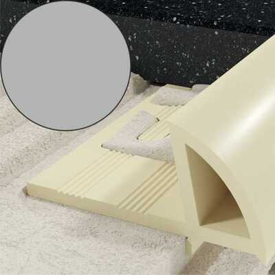 Profil EN krawędziowy 10 mm długość 250 cm PVC szary