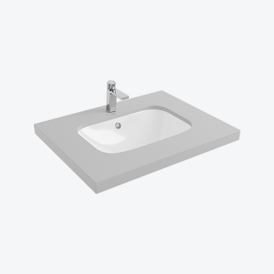 Candera umywalka podblatowa 56x40 cm, biały połysk