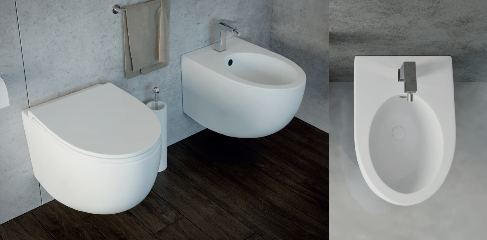 Bull Bidet Wiszący Z Otw. Biały