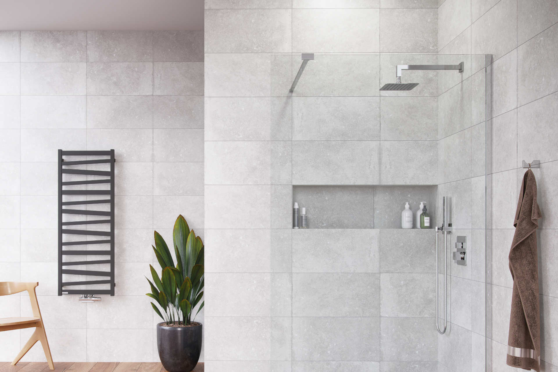 Frost Quatro Termo zestaw prysznicowo-wannowy podtynkowy z Fix-box Excellent