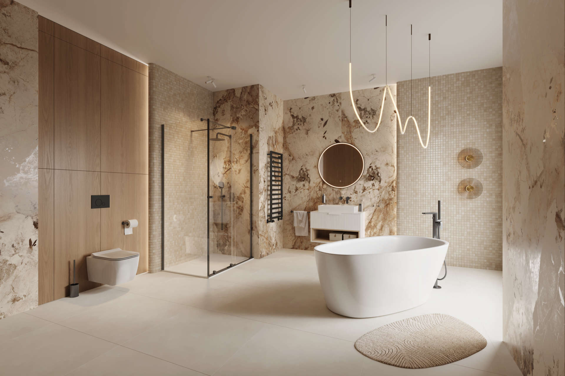 Olia 2.0 wanna owalna 150x73 cm wolnostojąca, biały połysk