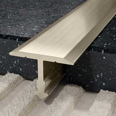 Profil T fugowy 14 mm, długość 250 cm aluminiowy, anodowany inox szczotkowany