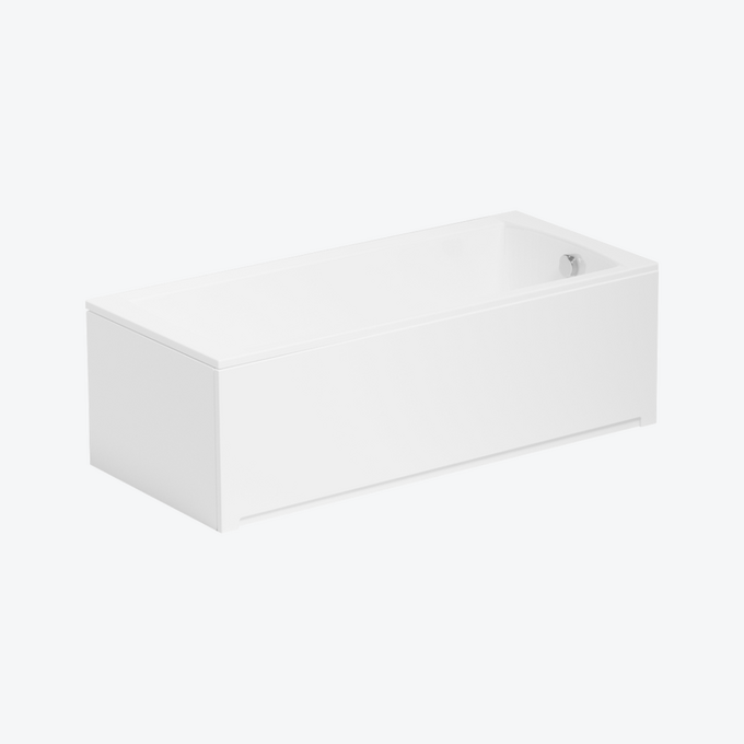 Izi System obudowa do wanny 75x56 cm boczna, biały połysk