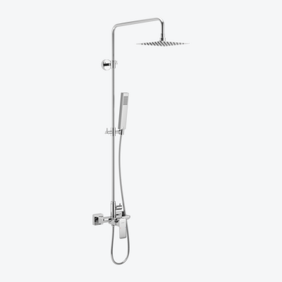 Keria zestaw prysznicowy z deszczownicą, 20 cm, chrom