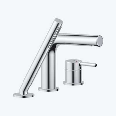 PI bateria wannowa 3 otworowa, chrom