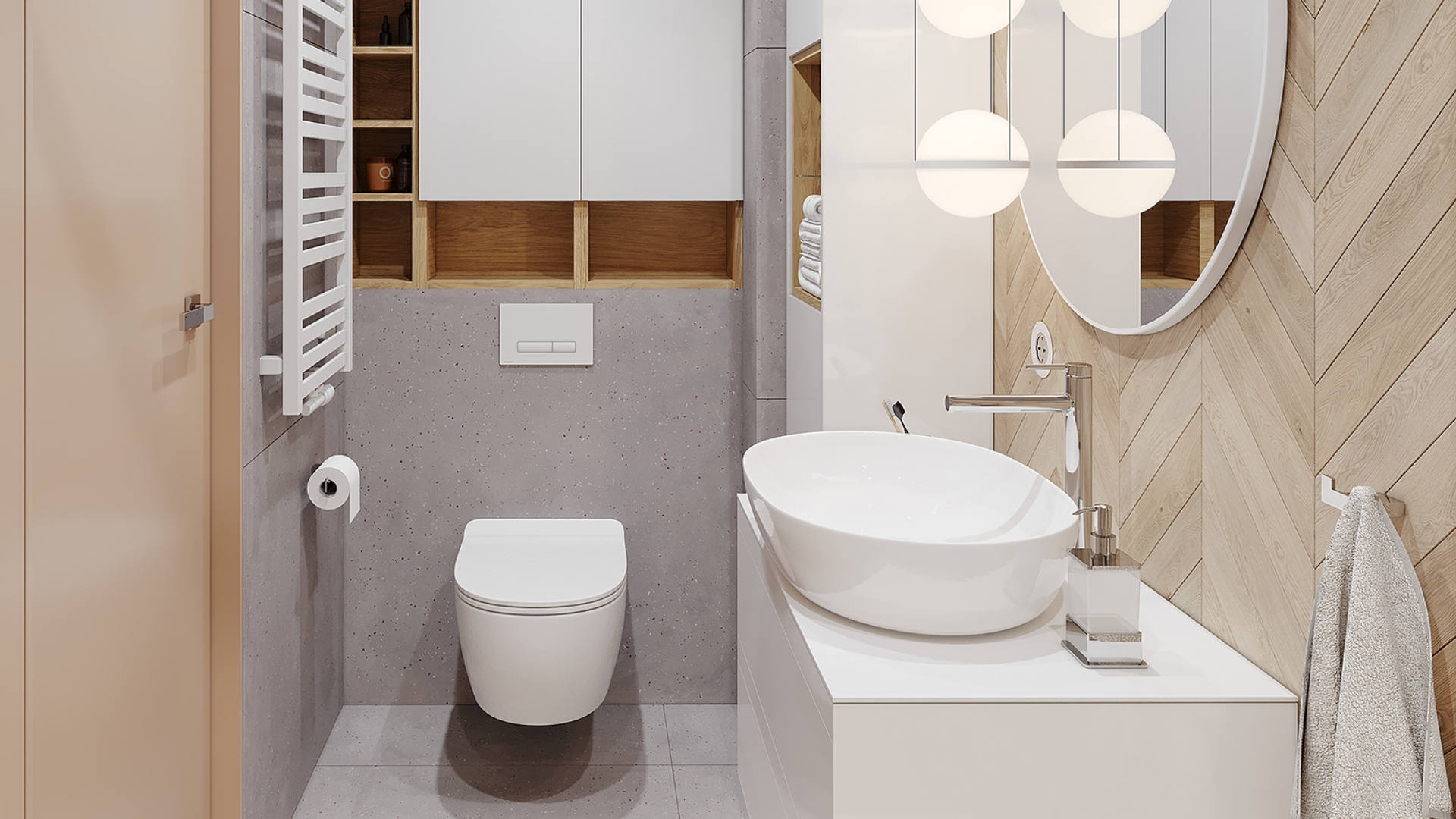 Aurro Fresh Przycisk spłukujący Biały