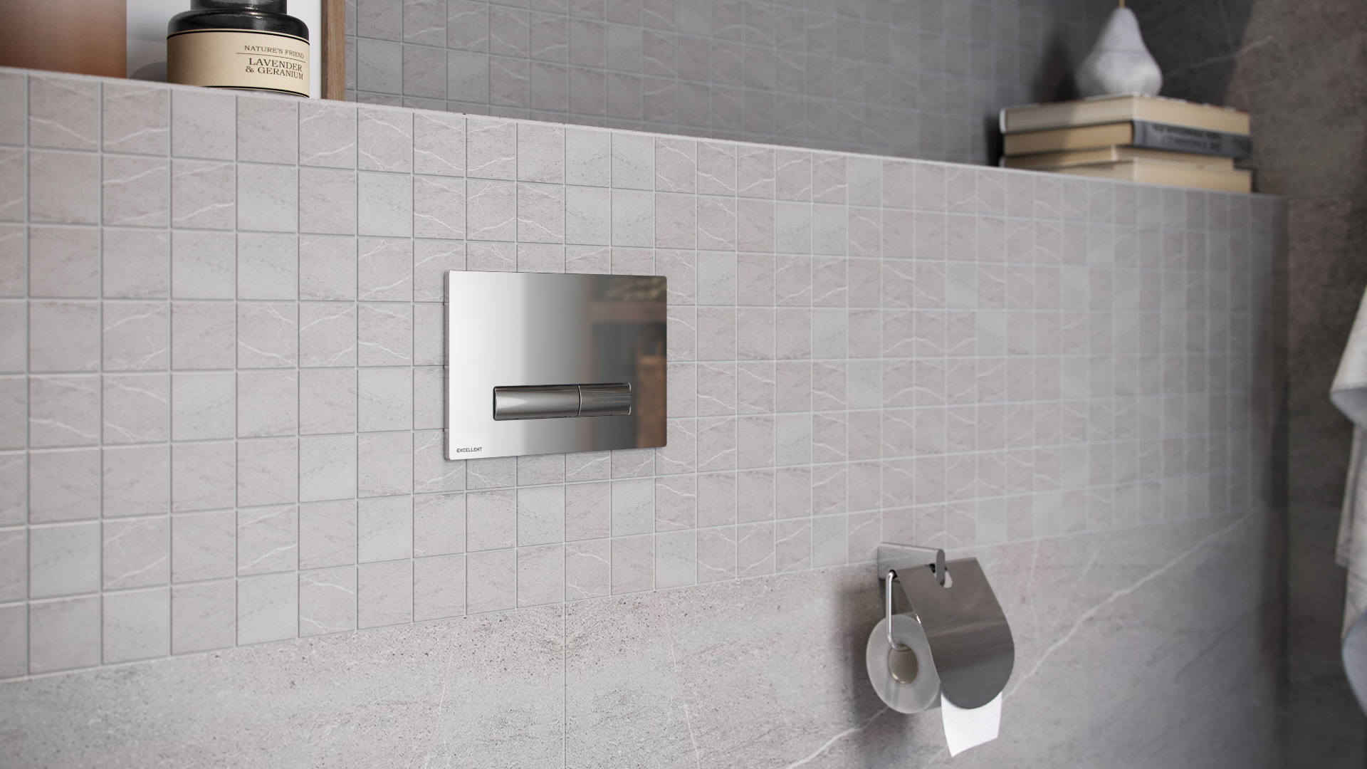 Aurro Przycisk Do Stelaża Shiro Chrom