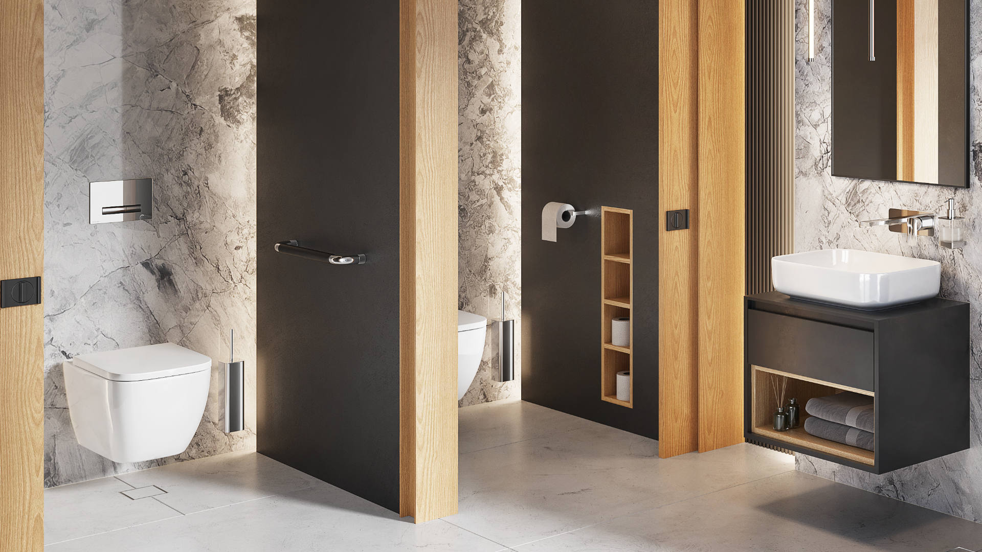 Aurro Przycisk Do Stelaża Shiro Chrom