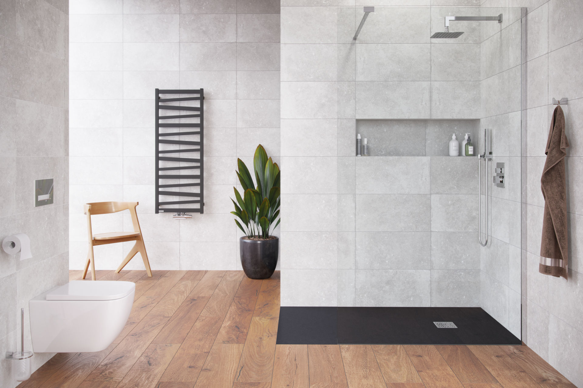 Brodzik prostokątny Arda 140x90 czarny
