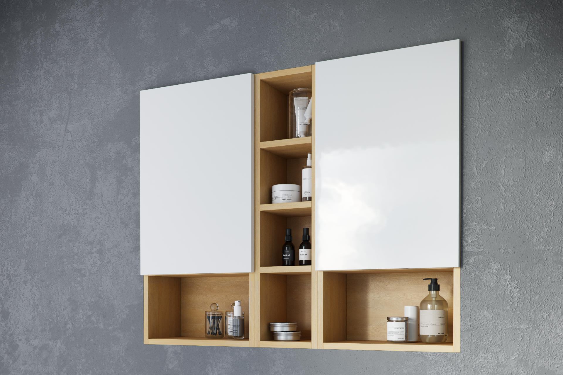 Tuto szafka wisząca z frontem białym Excellent