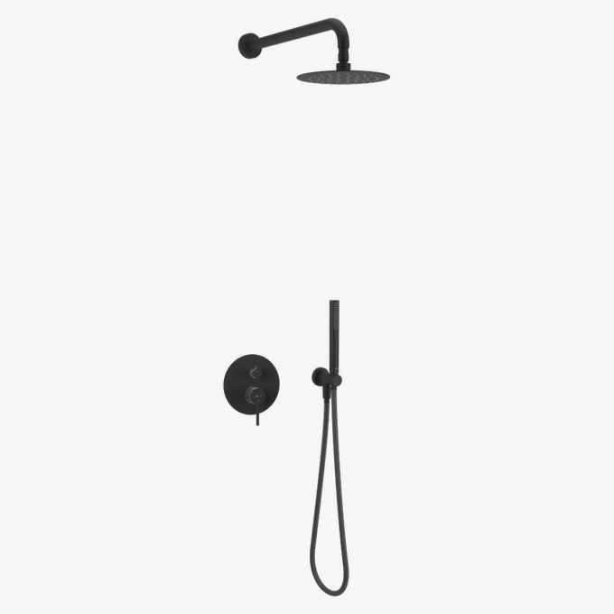 PI Zestaw Prysznic-Wanna P/T 3F Czarny