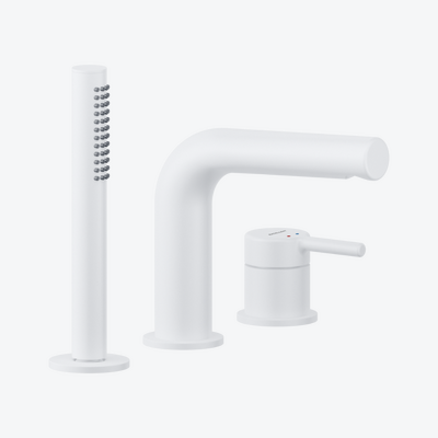 PI bateria wannowa 3 otworowa, biały mat