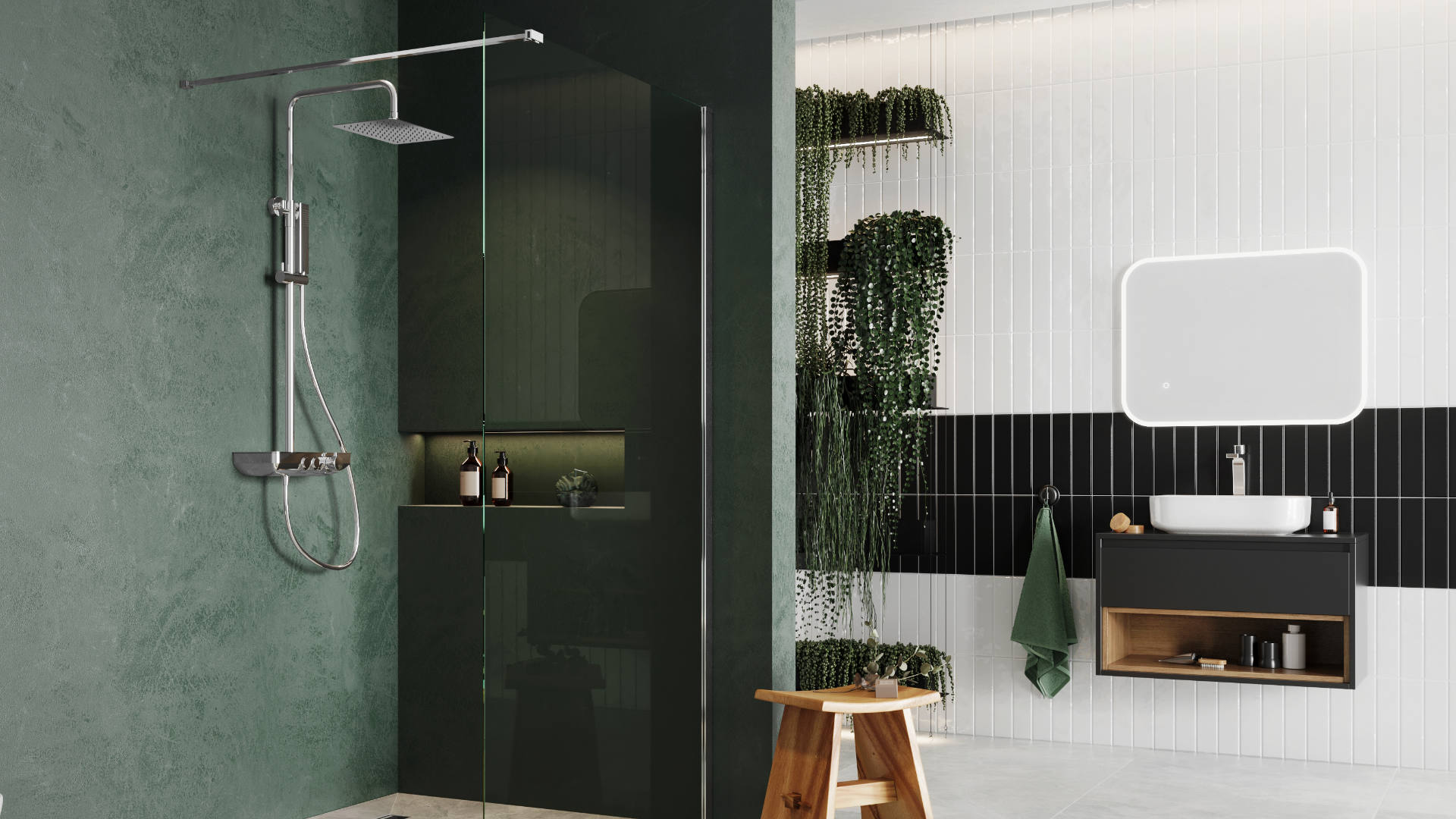 Lumiro Lustro LED 80x50cm Mata Grzewcza