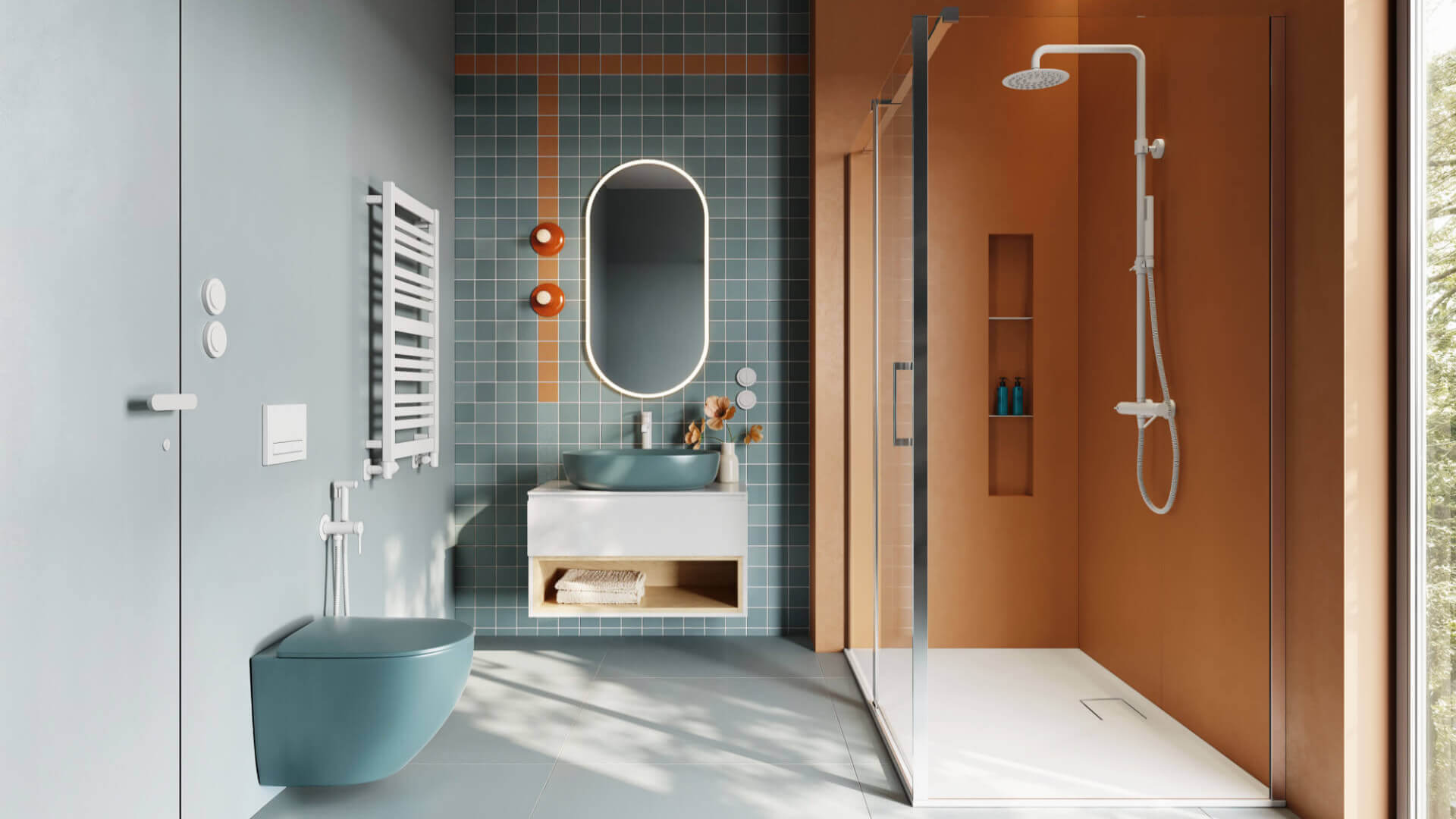 Mazo kabina narożna 130x90 cm, drzwi