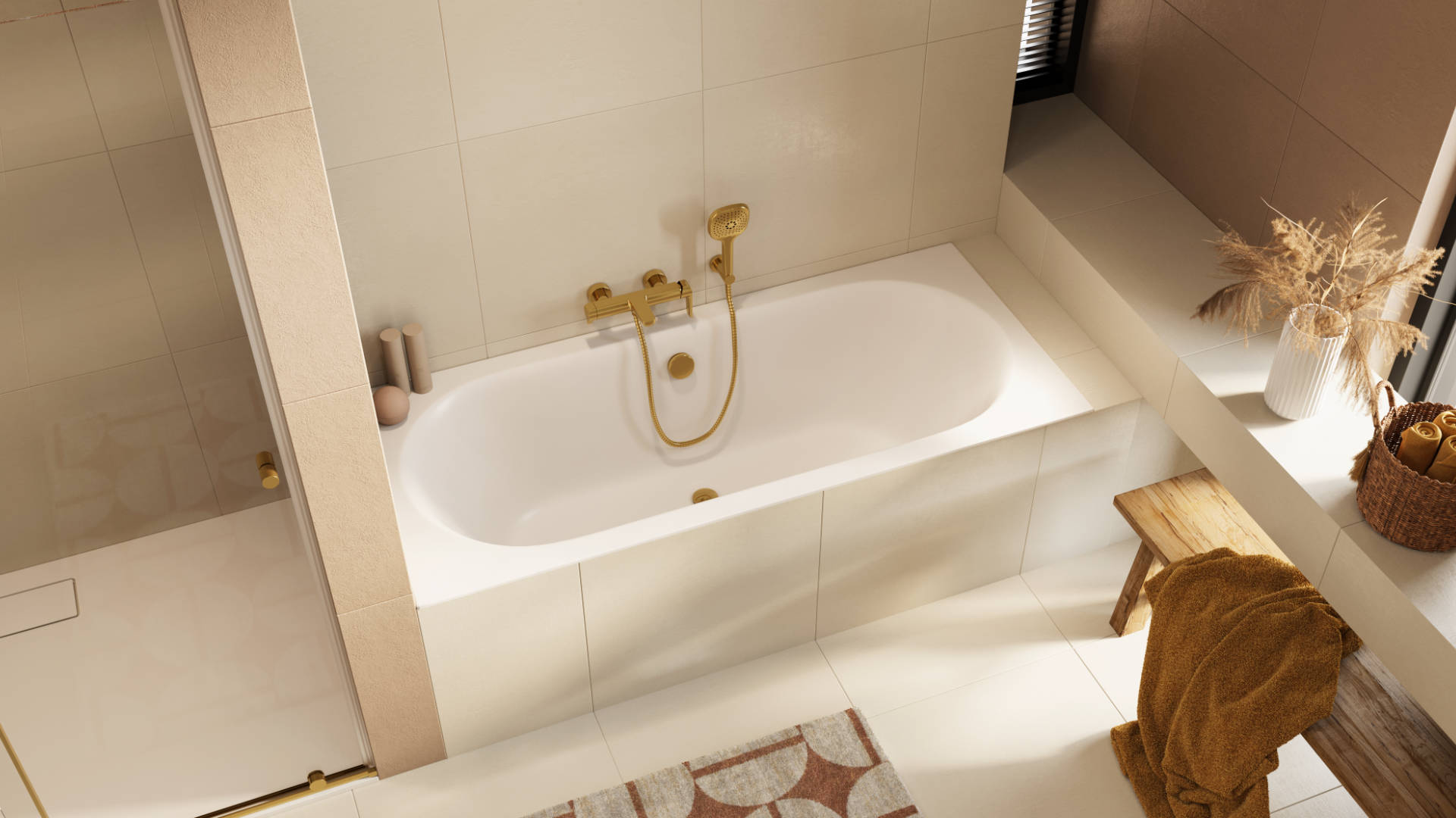 AURIS Słuchawka prysznicowa, 3F