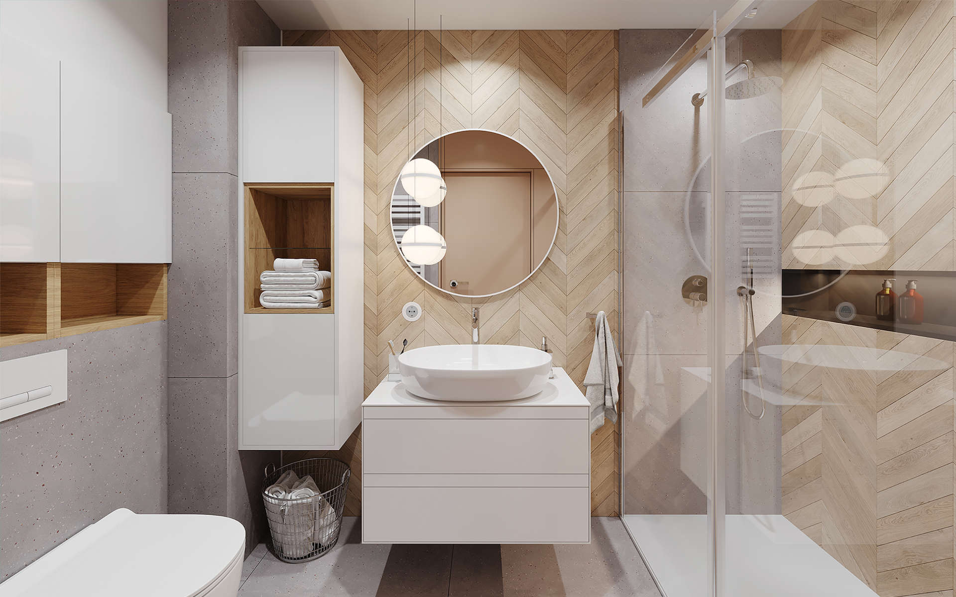 PI zestaw prysznicowo-wannowy podtynkowy 2 funkcyjny z deszczownicą 25 cm, chrom