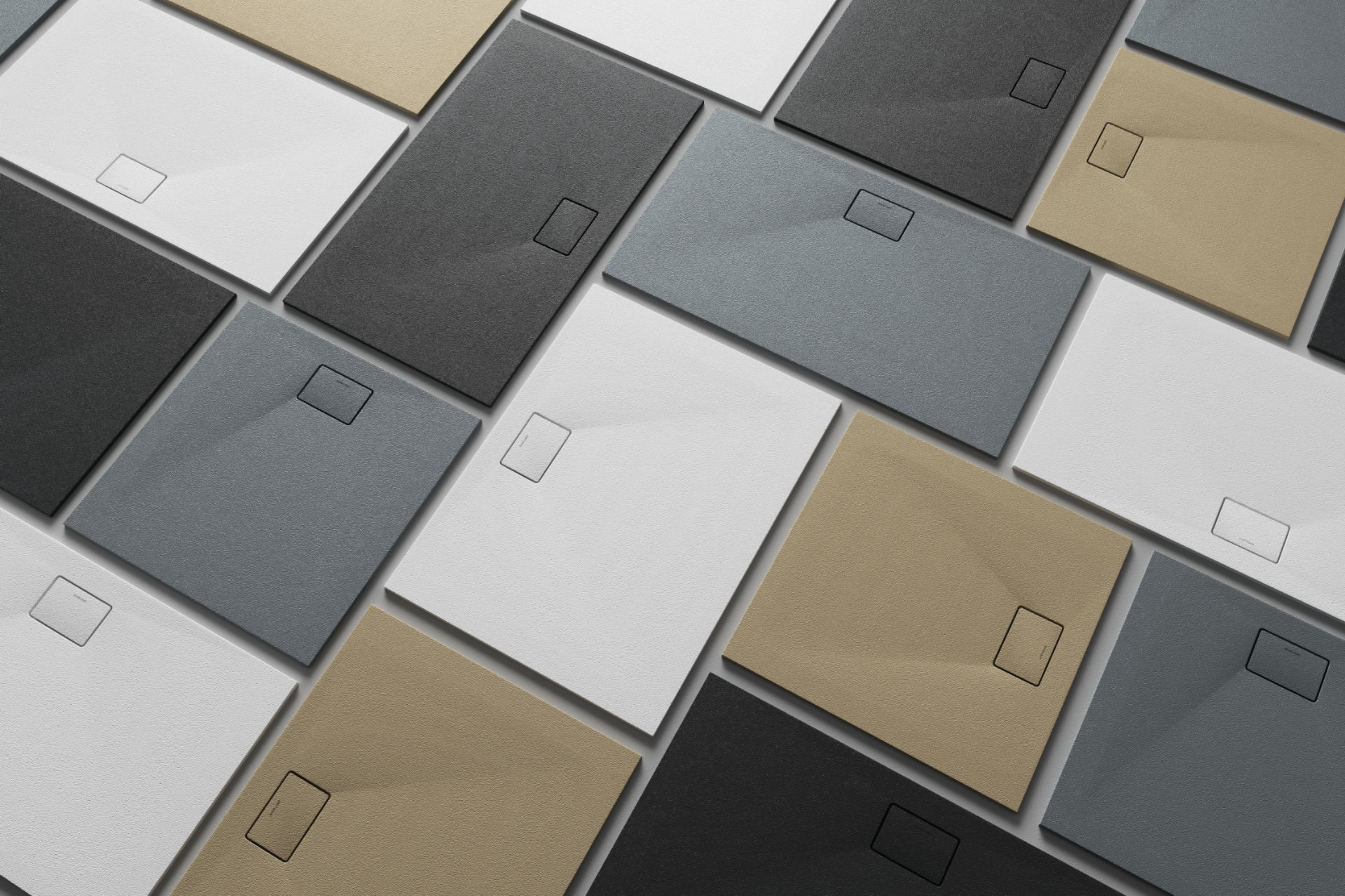 Brodzik LAVANO SLIM 100x90 szachownica