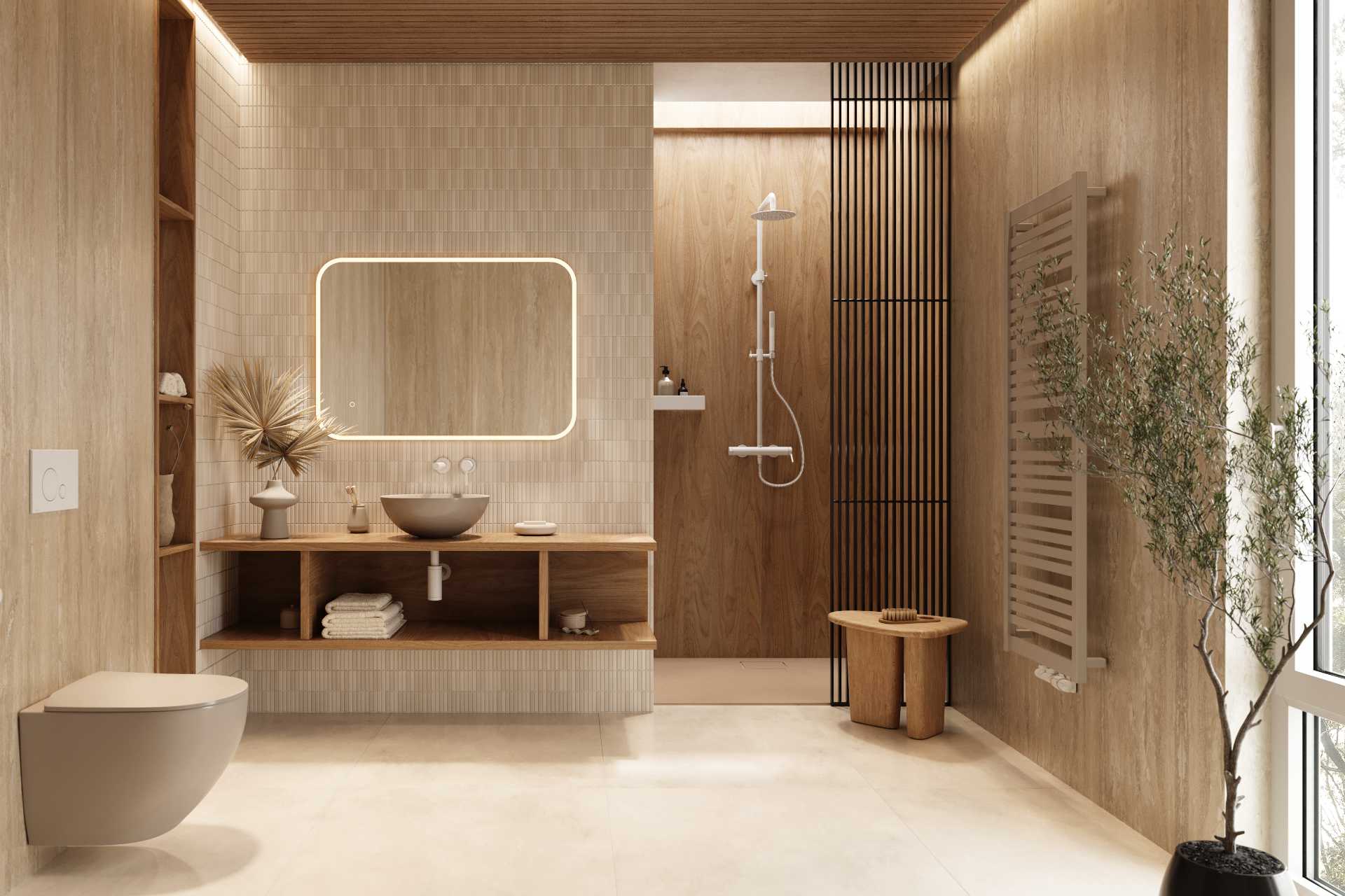 PI Zestaw prysznicowy Rain, Biały