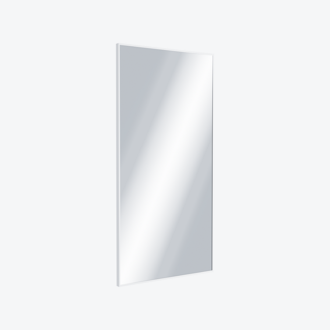 Kuadro Lustro 100x50cm Biały Mat