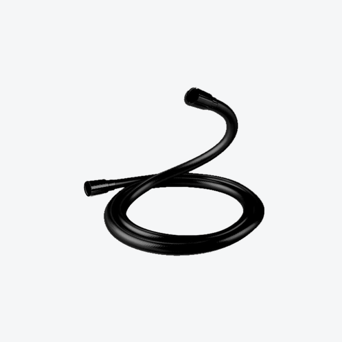 Wąż prysznicowy black round 120 cm, czarny mat