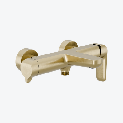 Clever 2.0 bath and shower mixer, brushed gold