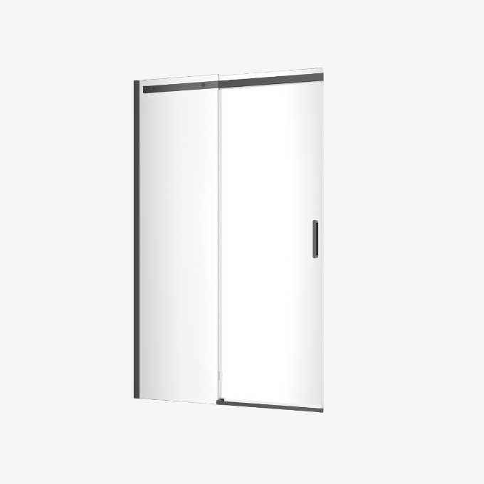Rols drzwi wnękowe przesuwne 120x200 cm powłoka Clean Control, czarny mat