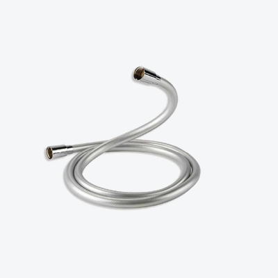 Waż prysznicowy silver round 120 cm, szary