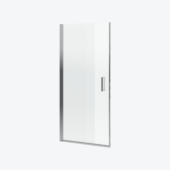 Mazo drzwi prysznicowe wnękowe wahadłowe 80x195 cm, powłoka Clean Control, chrom