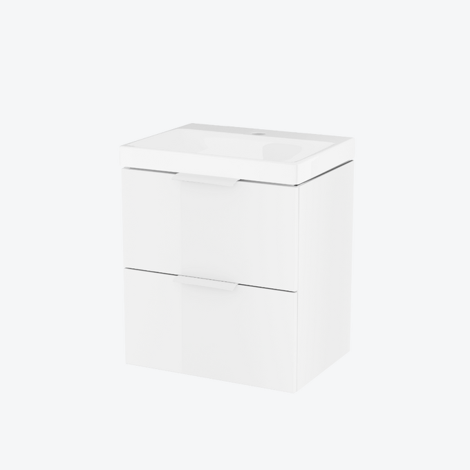 Blanko szafka 49 cm, biały połysk