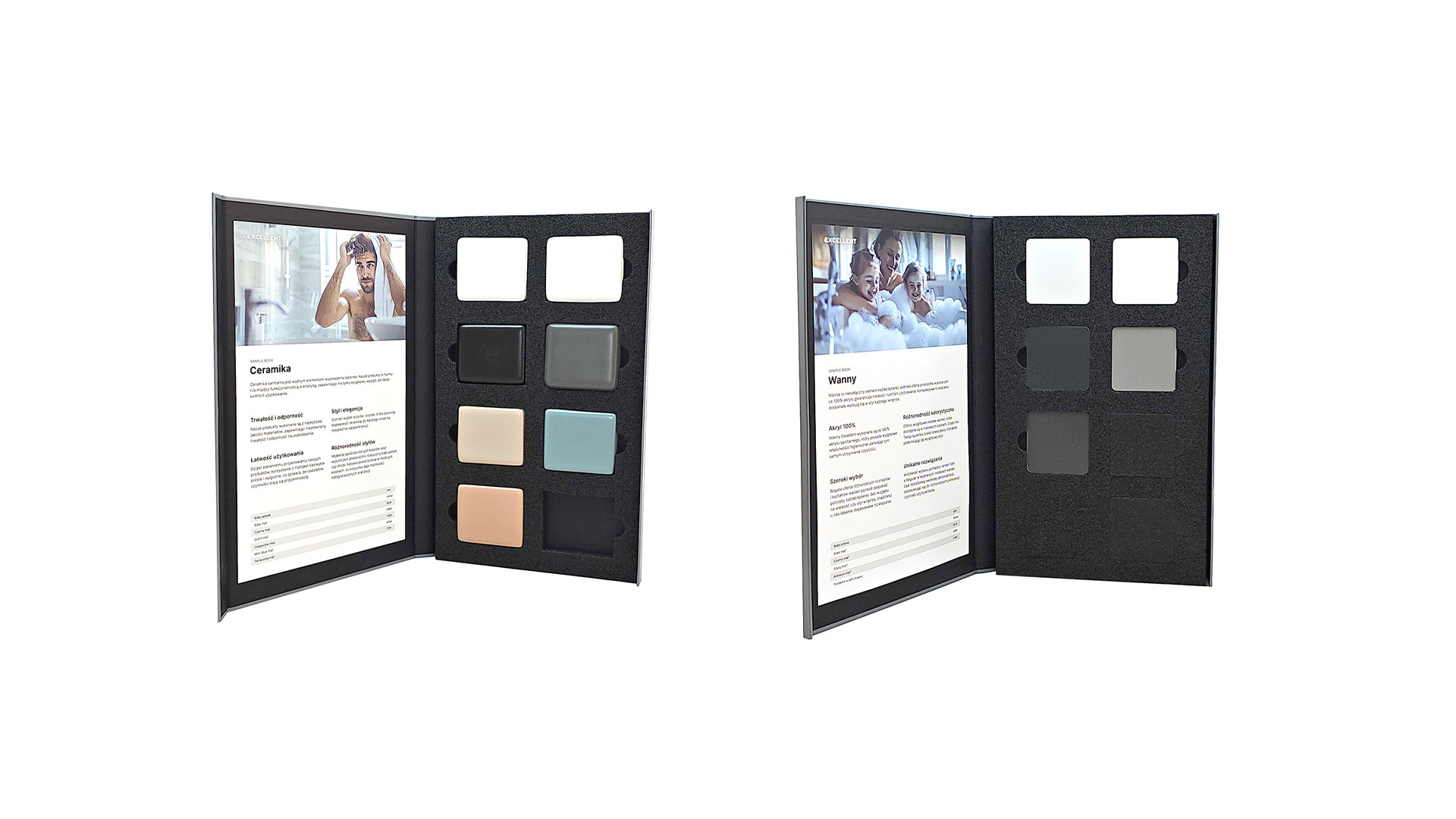 Próbnik kolorów 60 x 60 mm, powierzchnie metalowe