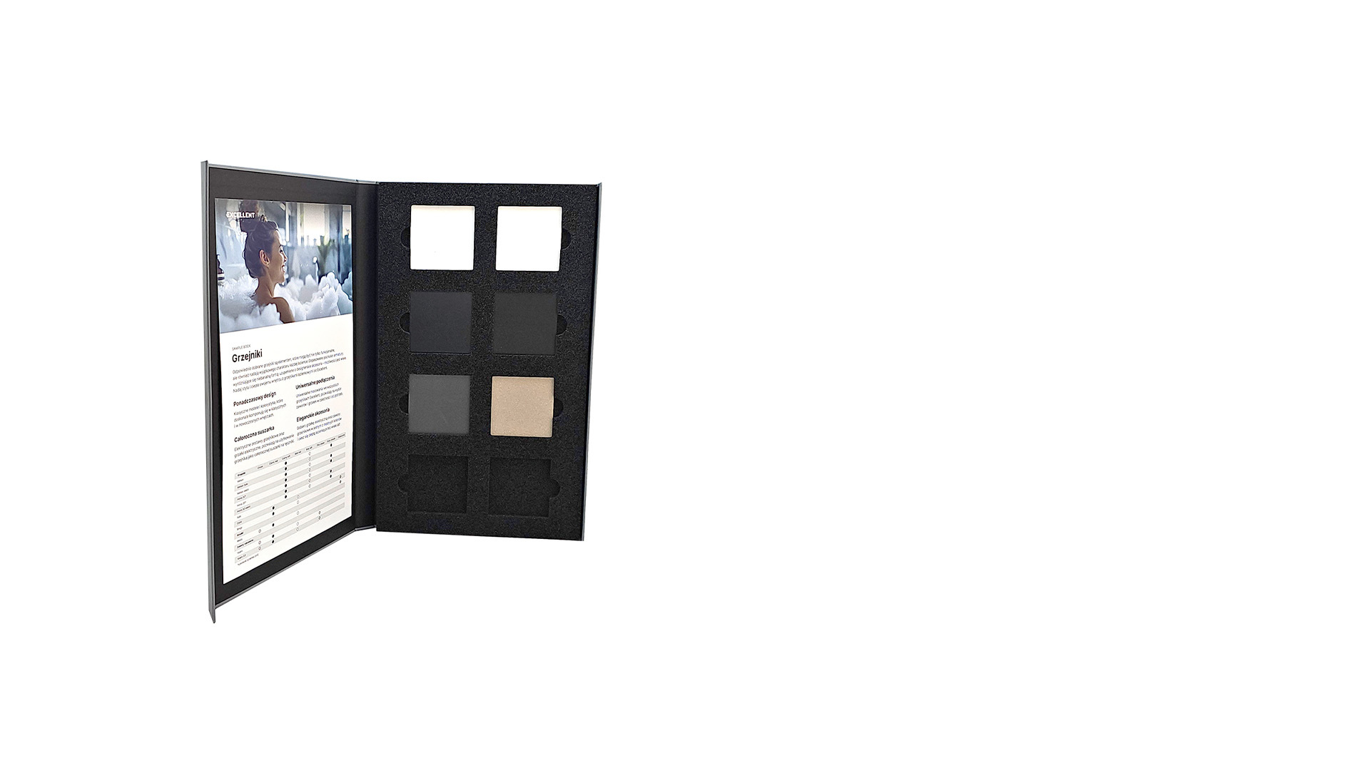 Próbnik kolorów 60 x 60 mm, brodziki