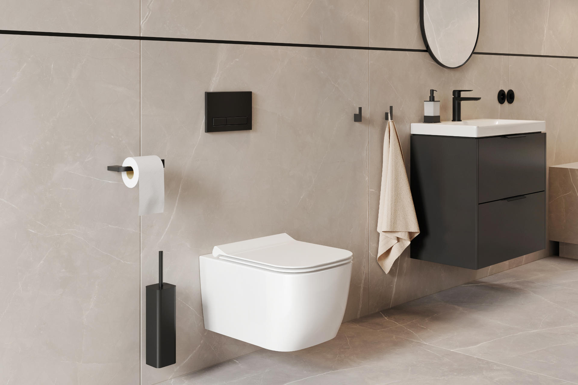 Profil U Listello 25 mm, długość 250 cm aluminiowy, elektropoler czarny mat meble Blank