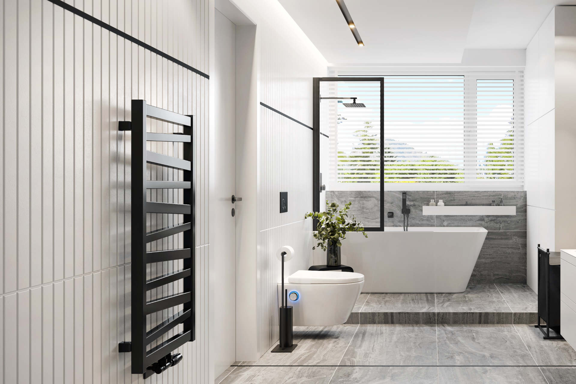 Profil U Listello 25 mm, długość 250 cm aluminiowy, elektropoler czarny mat