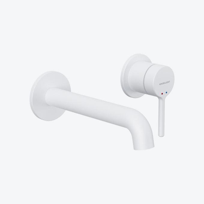 Delta PI bateria umywalkowa podtynkowa, biały mat