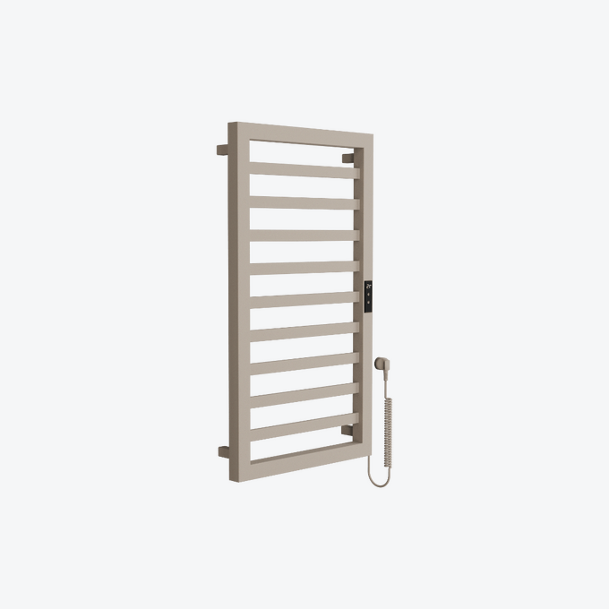 Brego Smart grzejnik łazienkowy elektryczny 91x50 cm, cappuccino