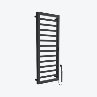 Brego Smart grzejnik łazienkowy elektryczny 115x50 cm, czarny mat