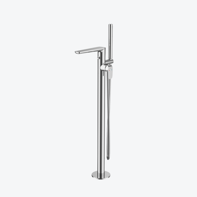 Clever 2.1 bateria wannowo wolnostojąca, chrom