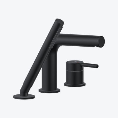 PI bateria wannowa 3 otworowa, czarny mat