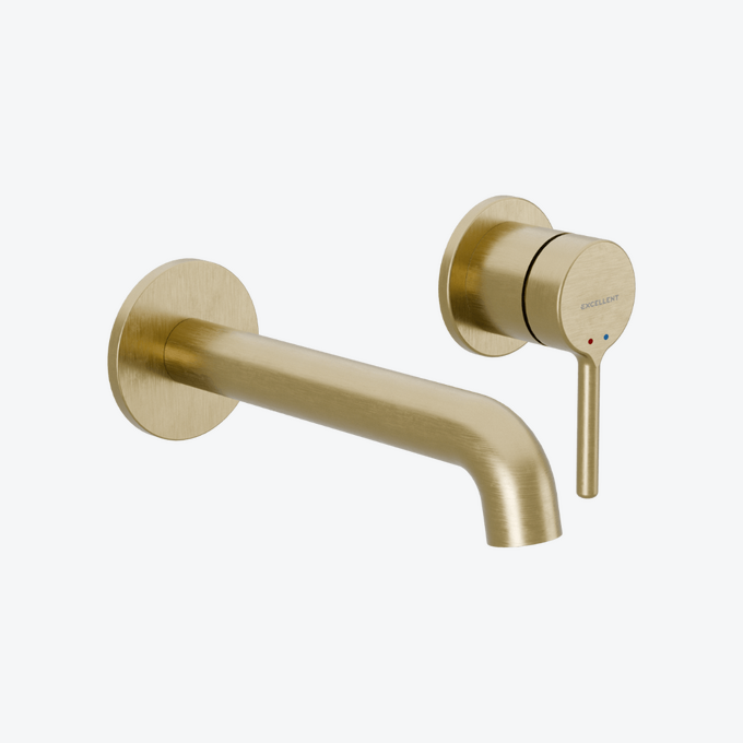 Delta PI bateria umywalkowa podtynkowa, złoty szczotkowany