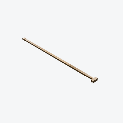 Vidoq wspornik kabiny walk-in 120 cm do docięcia, miedziany szczotkowany