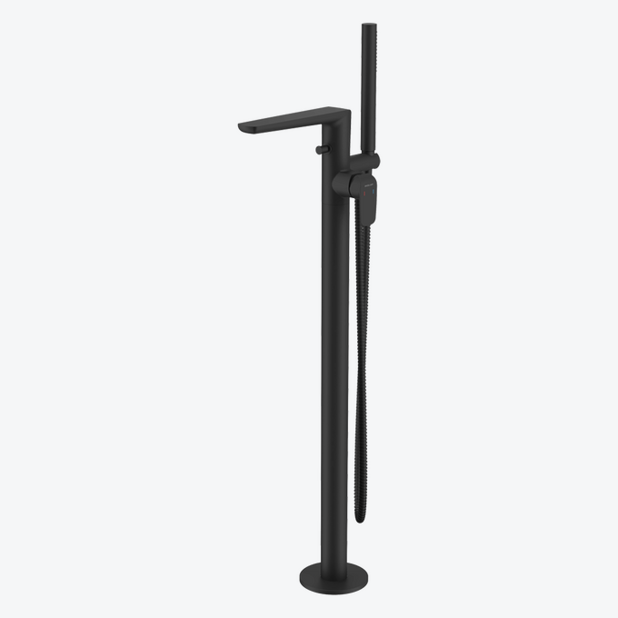 Clever 2.1 bateria wannowa wolnostojąca, czarny soft