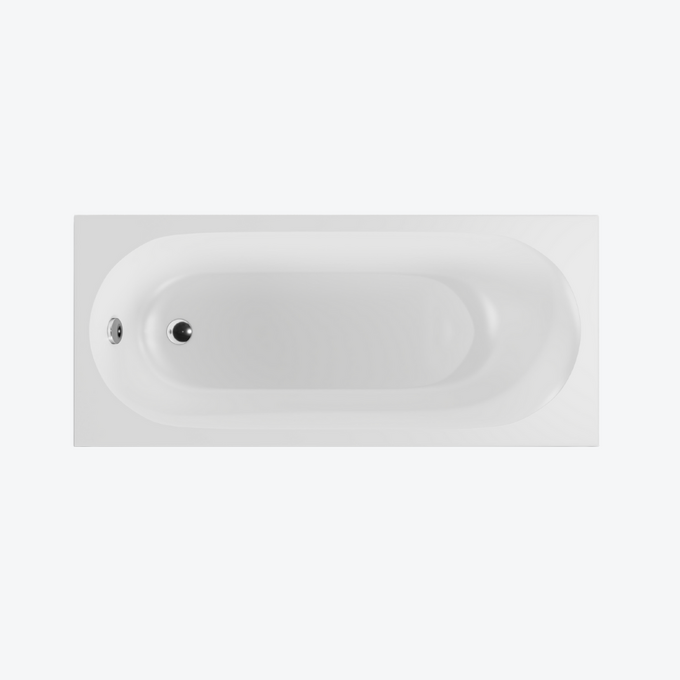 Oceana Slim wanna prostokątna 180X80 cm biały połysk