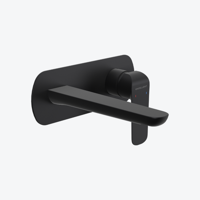 Clever 2.0 basin mixer for concealed installation set, black soft
