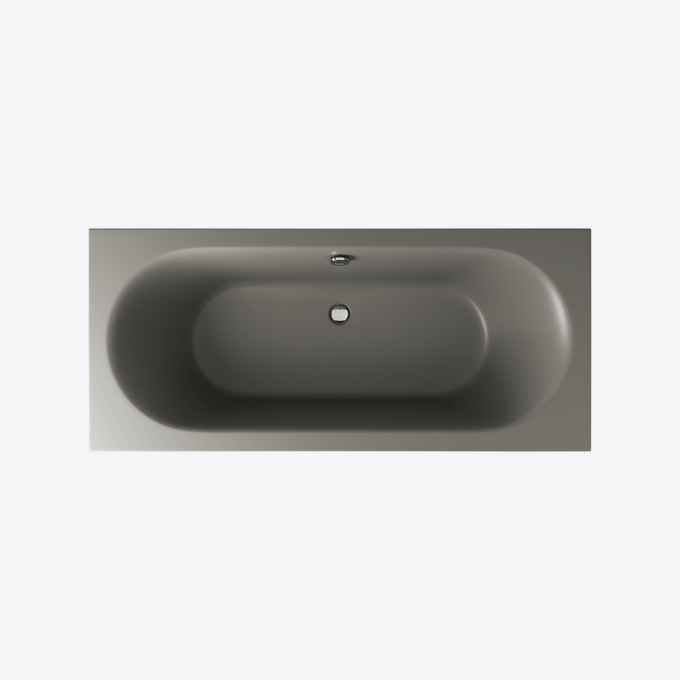 Oceana Slim wanna prostokątna 180X80 cm szary mat
